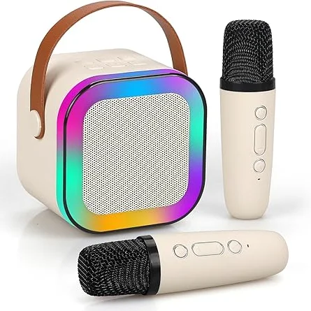 Mini Speaker RGB + 2 Microphone - 4