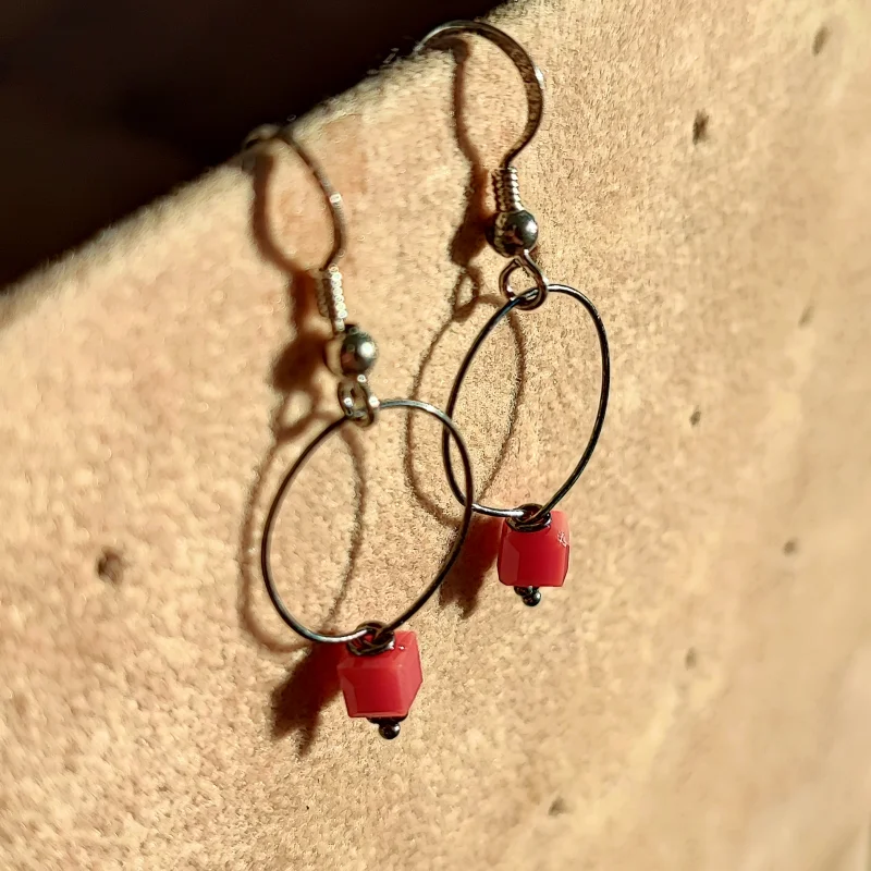 Minimalist 925 Silver Dangle Earrings