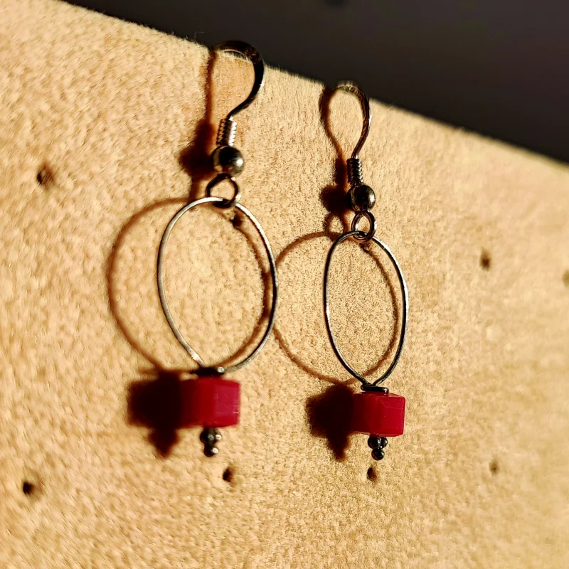Minimalist 925 Silver Dangle Earrings