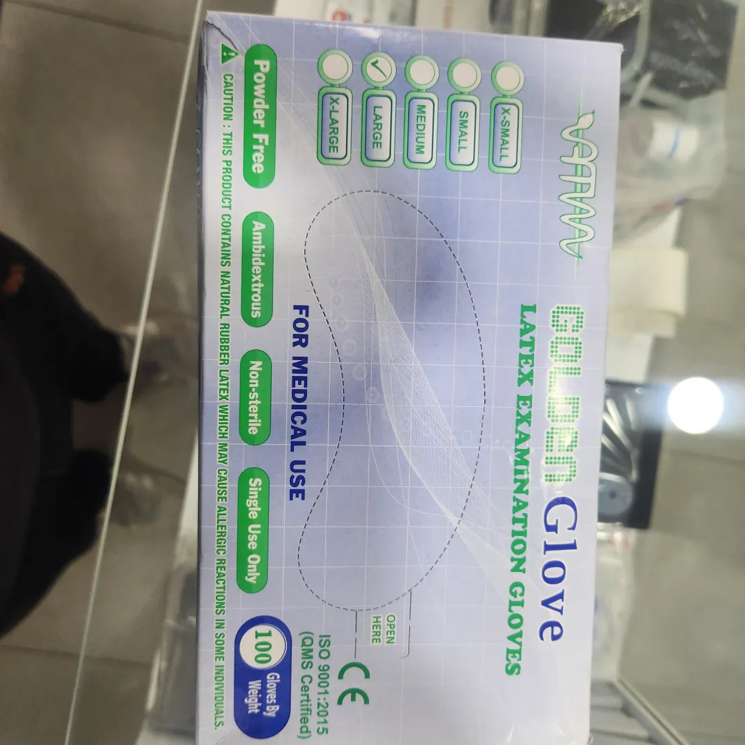 Diamond latex p. Gloves M