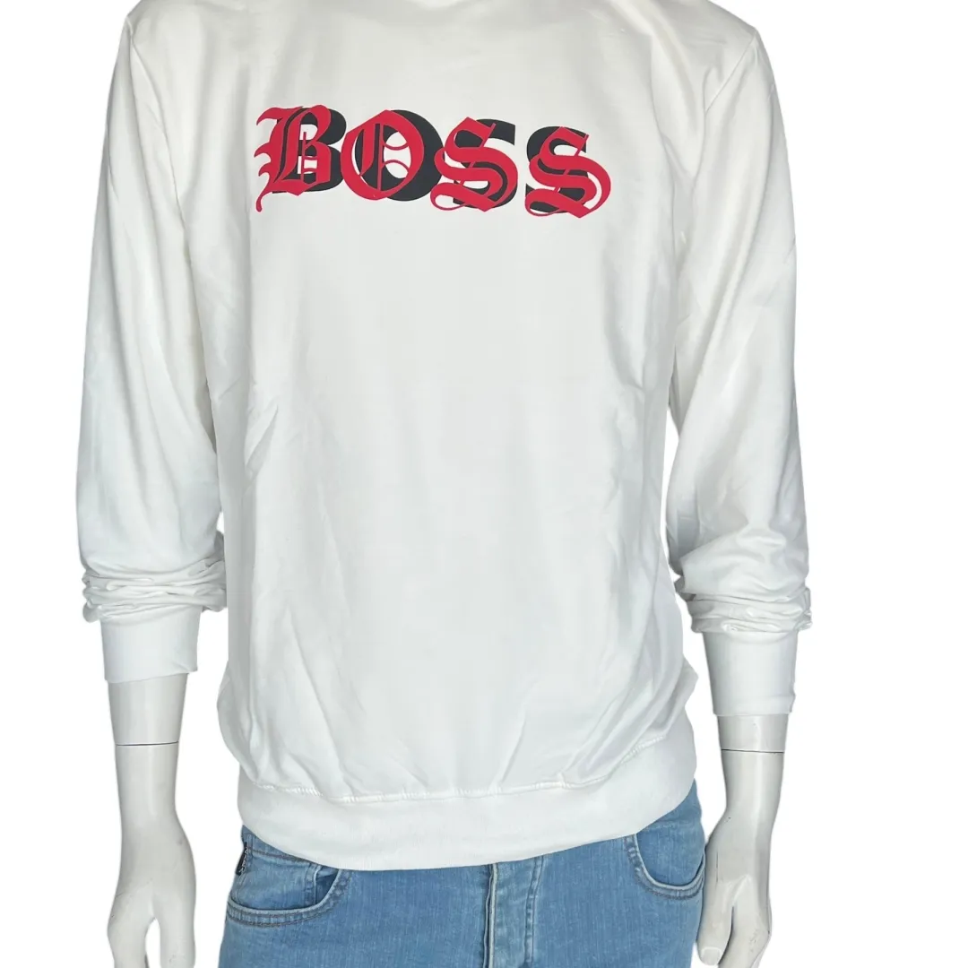 Sweatshirt BOSS white c97