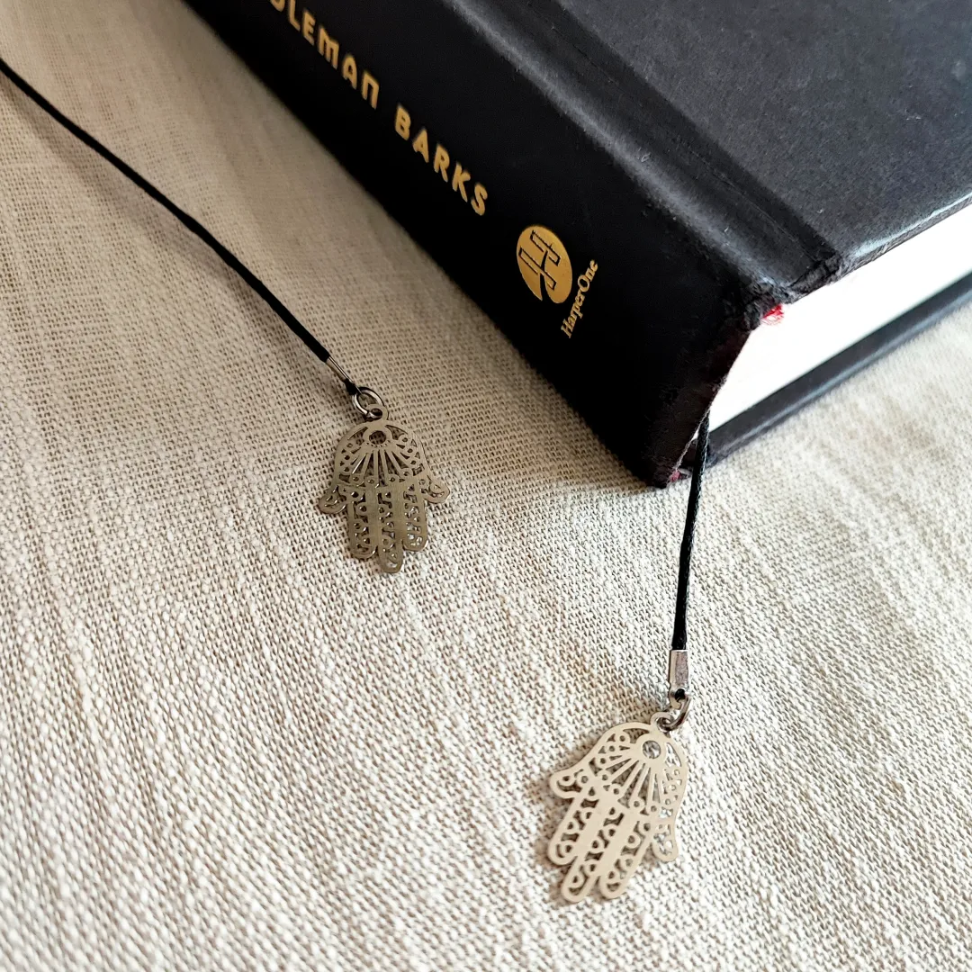 Hand of Fatima Filigree Cord Bookmark