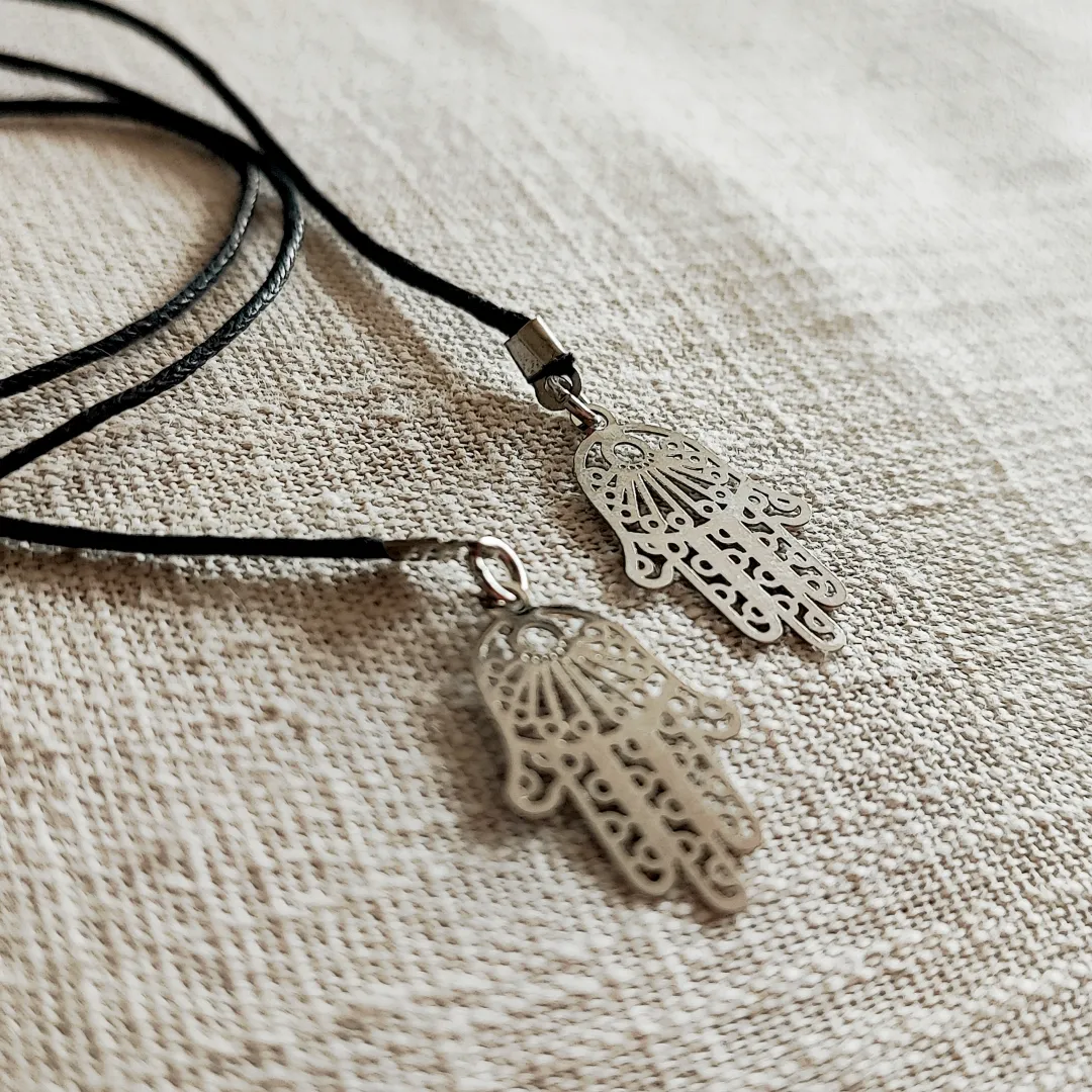 Hand Of Fatima Filigree Cord Bookmark - 1