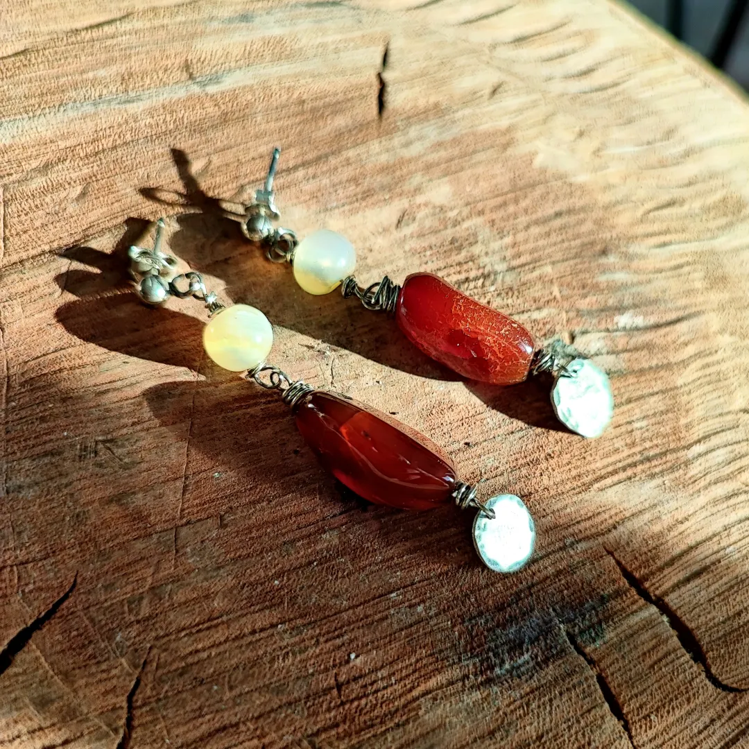 Boho Dangle 925 Silver Earrings - 3