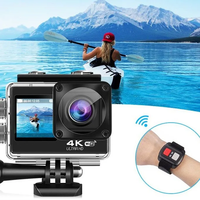 GoodPa 4K Dual Screen Wifi Action Camera - 4