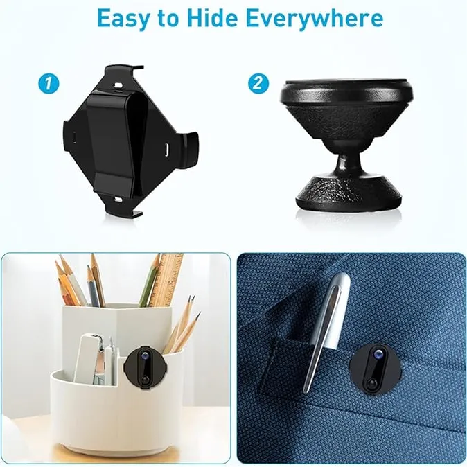 Wide WIFI Mini Spy Camera Low-Power - 5