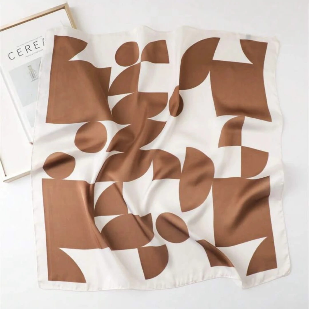 FOULARD GEOMETRIC PRINT