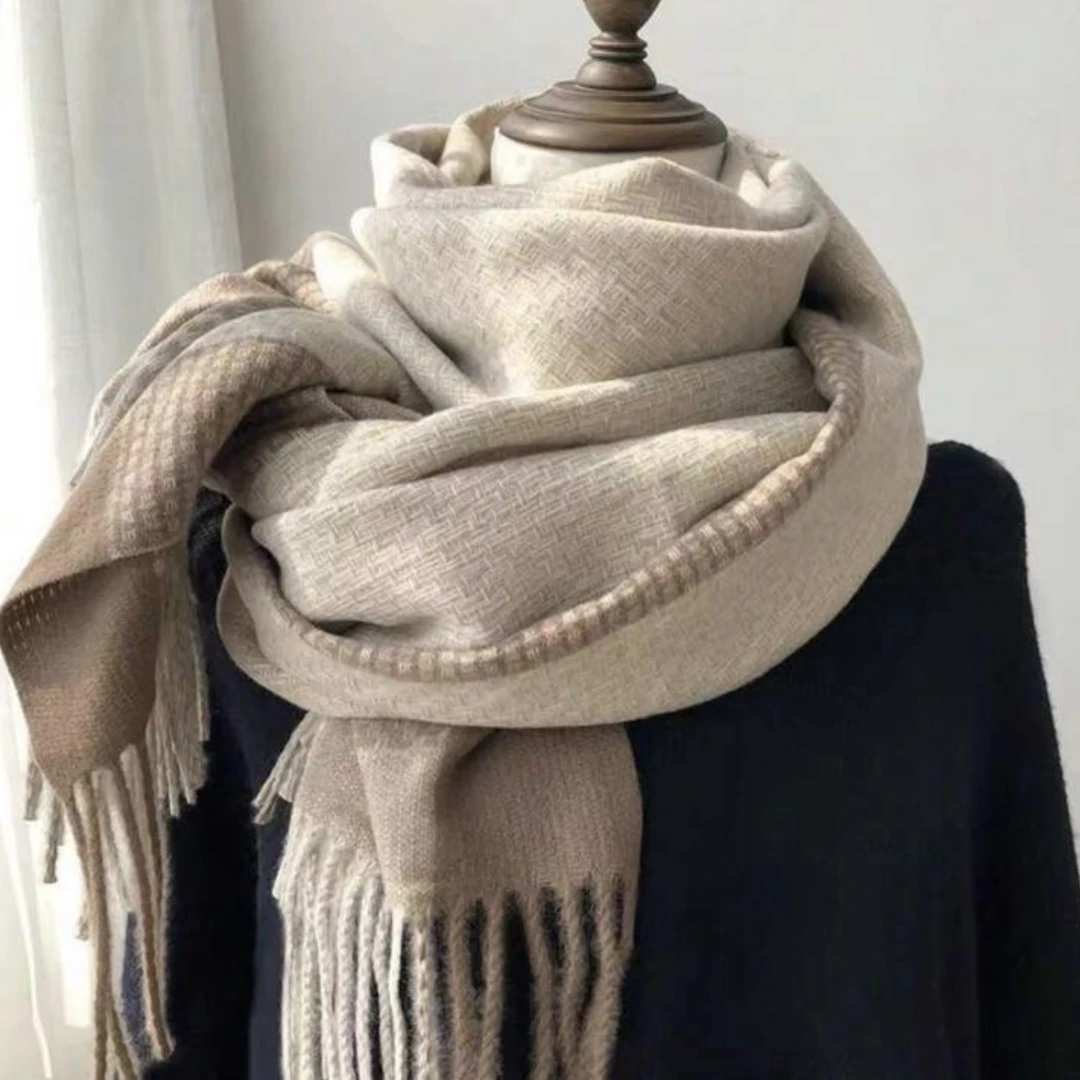 Scarf Big Squared 5 Shades Nude - 2