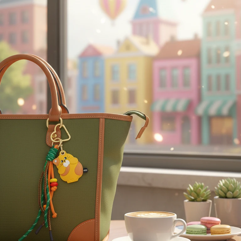 YELLOW CAT CHARM - 1