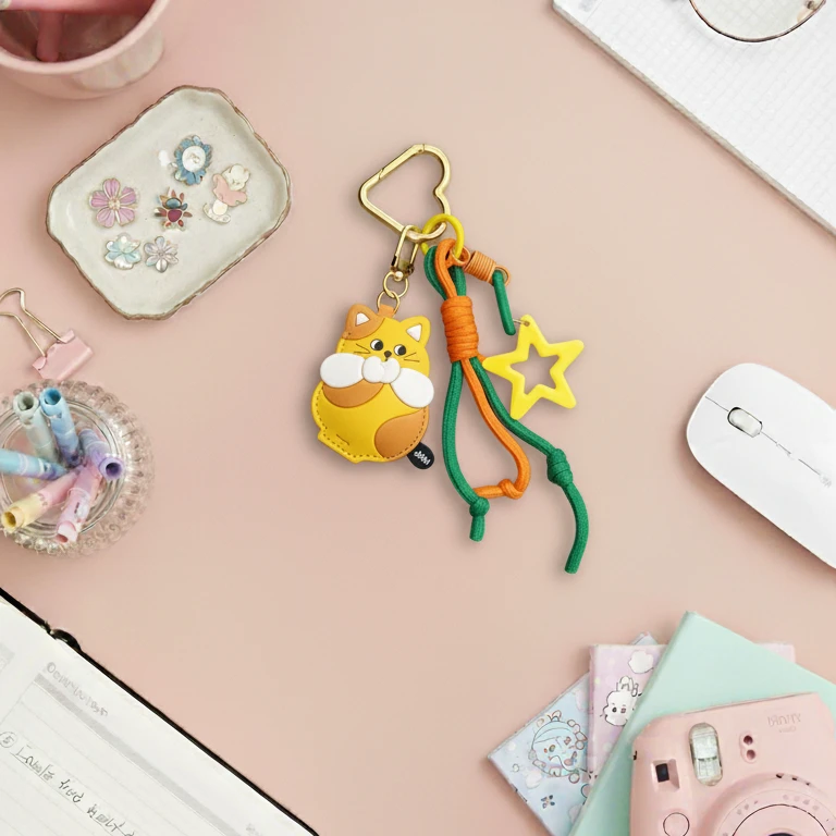 YELLOW CAT CHARM