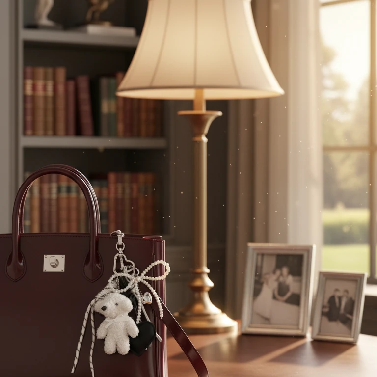 WHITE BEAR CHARM - 1