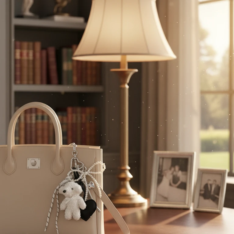 WHITE BEAR CHARM - 2