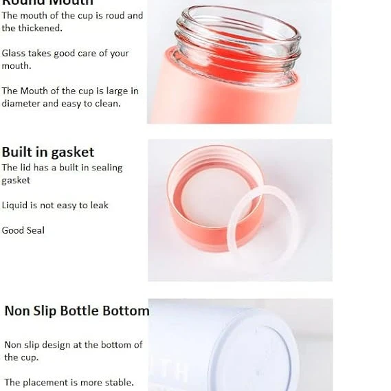 Youth HAS You Glass Water Bottle - 3