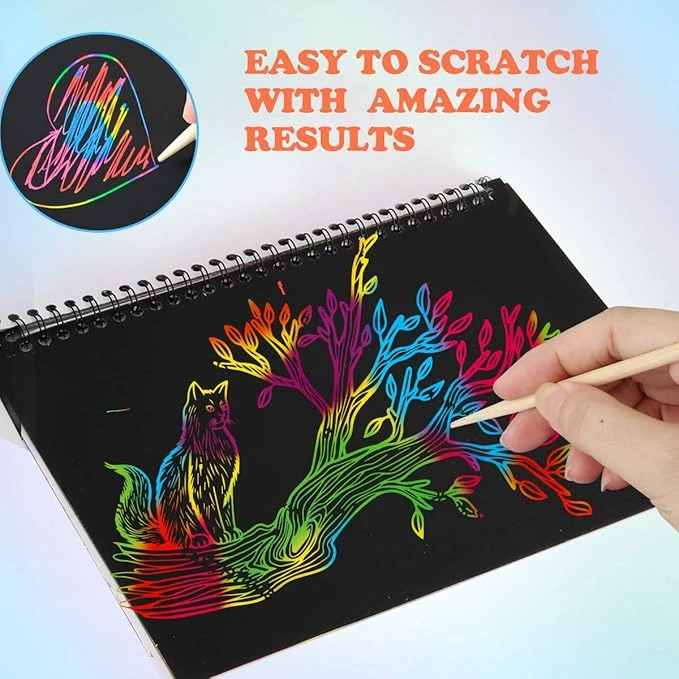 Scratch Art Paper Notebooks - 1