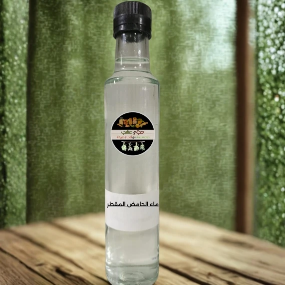 ماء الحامض المقطر