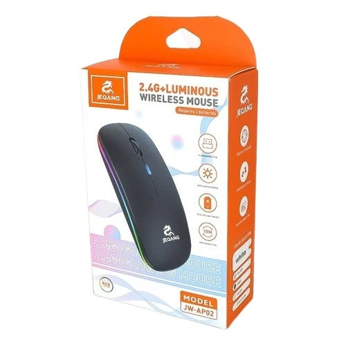 JEQANG 2.4 G+ LUMINOUS WIRELESS MOUSE - 3