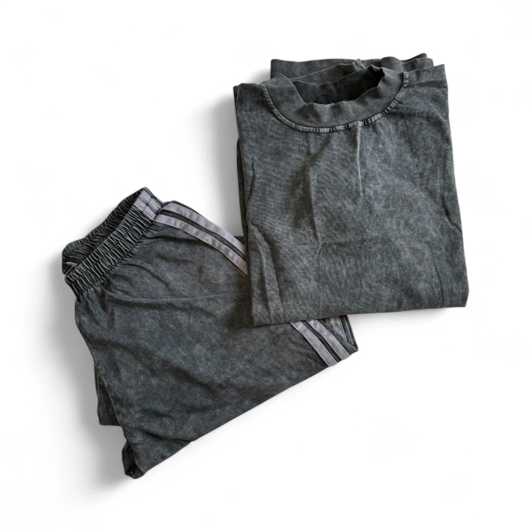 Ribbed Knit Polo-Neck Sweater - 1