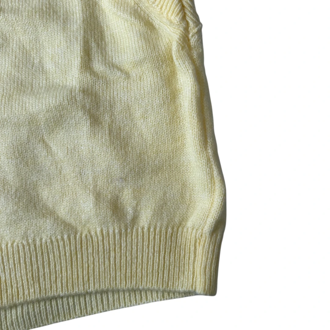 V-Neck Knit Sweater Vest - 2