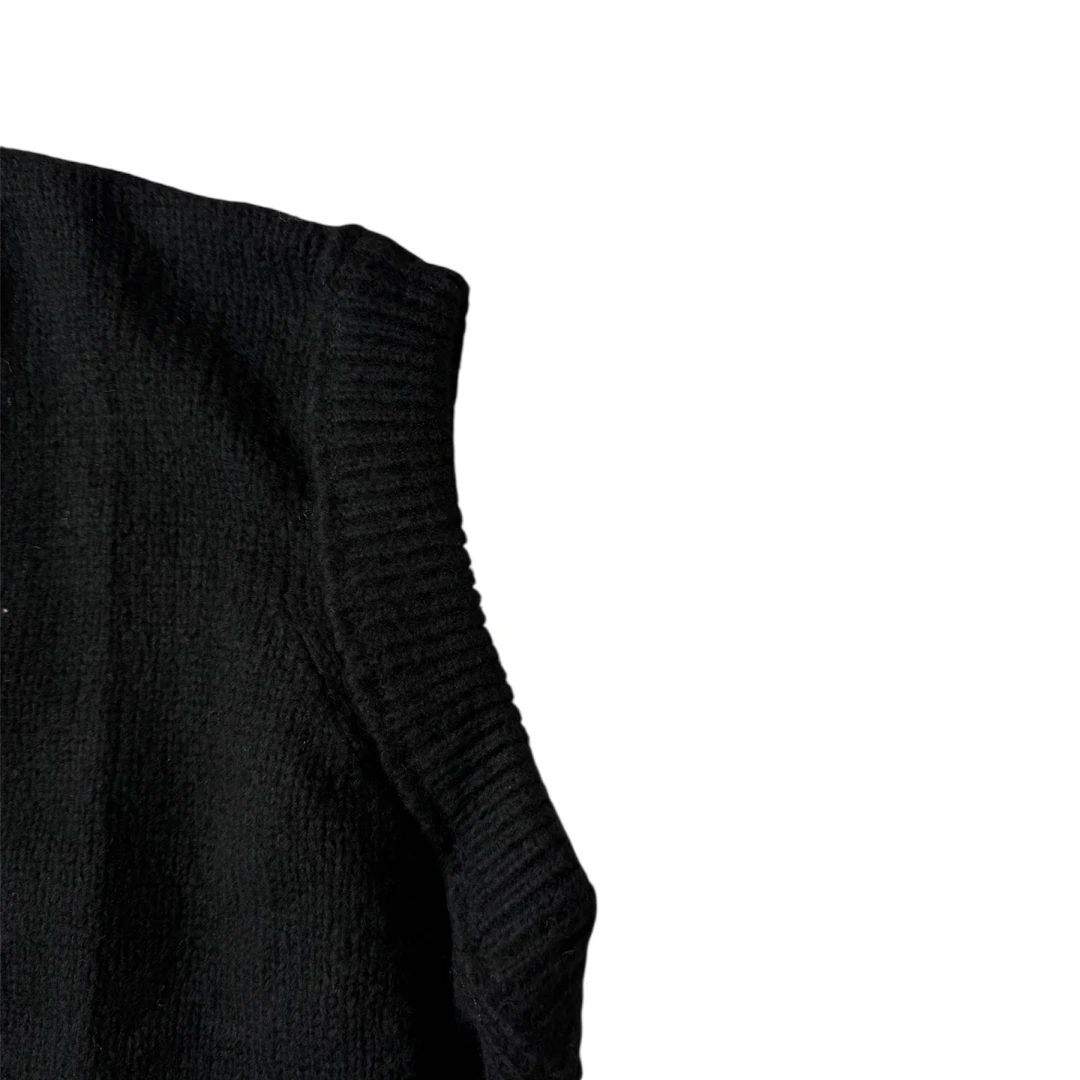 V-Neck Knit Sweater Vest - 1