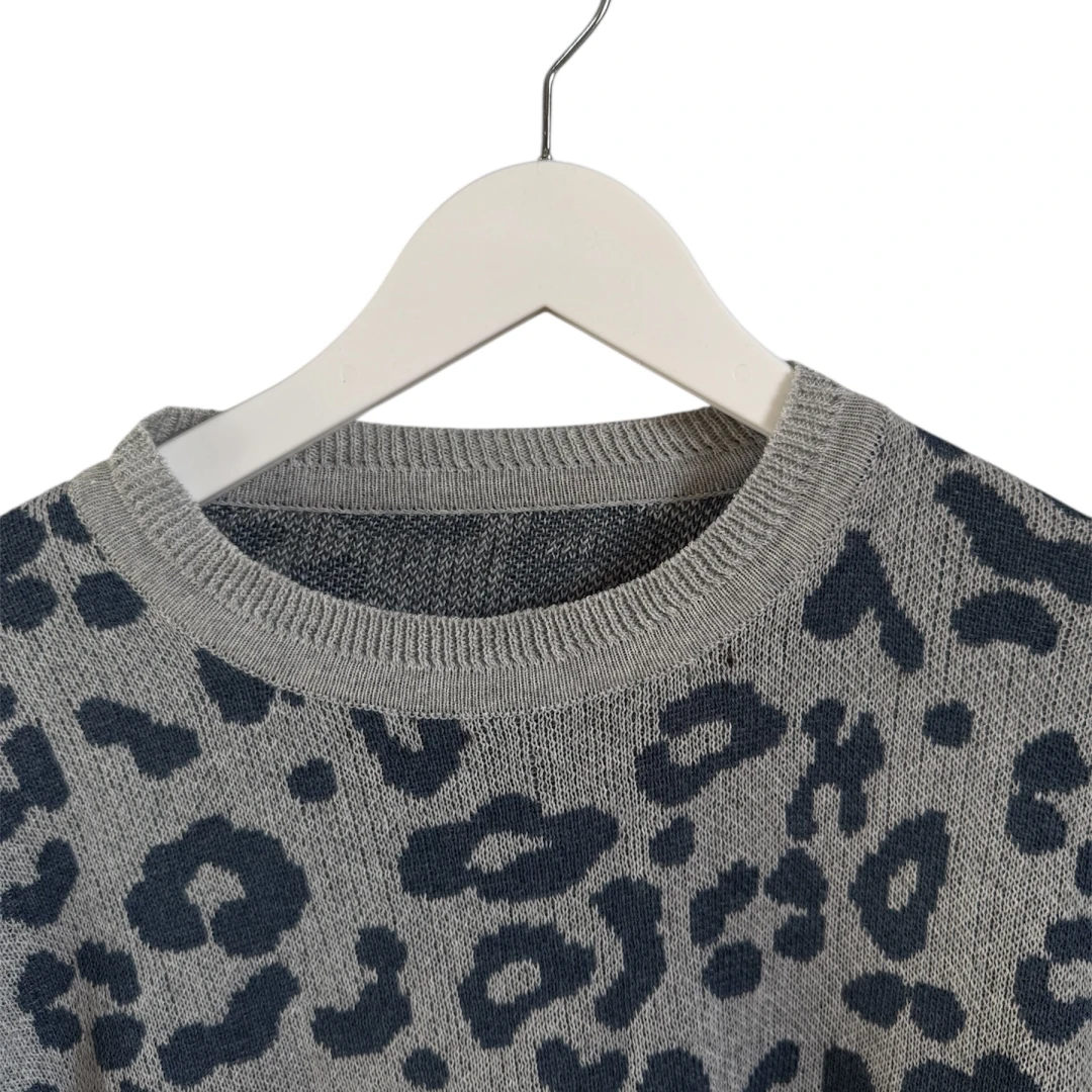 Oversized Knit Sweater - 1