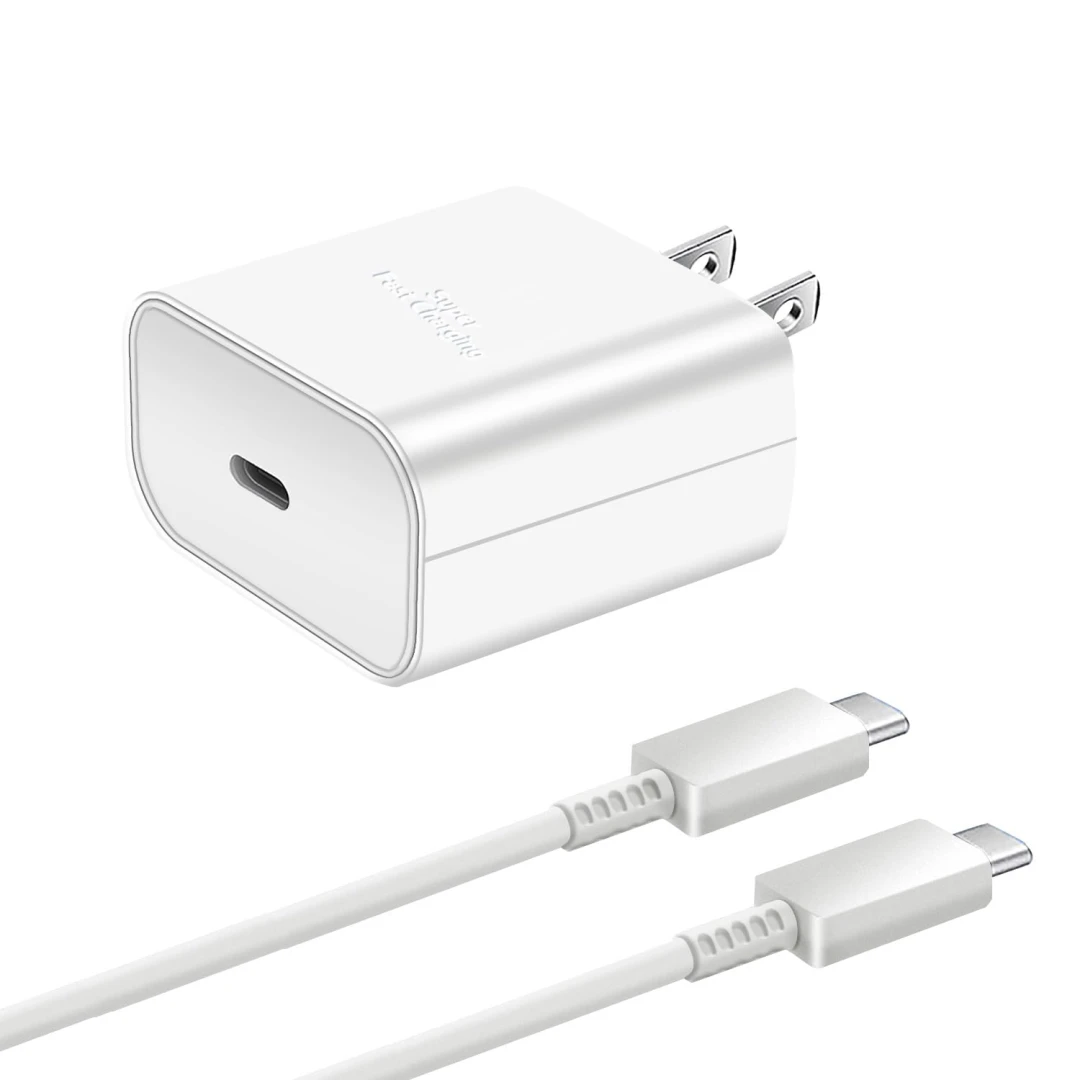 White Adapter 45w PD usb-c Samsung