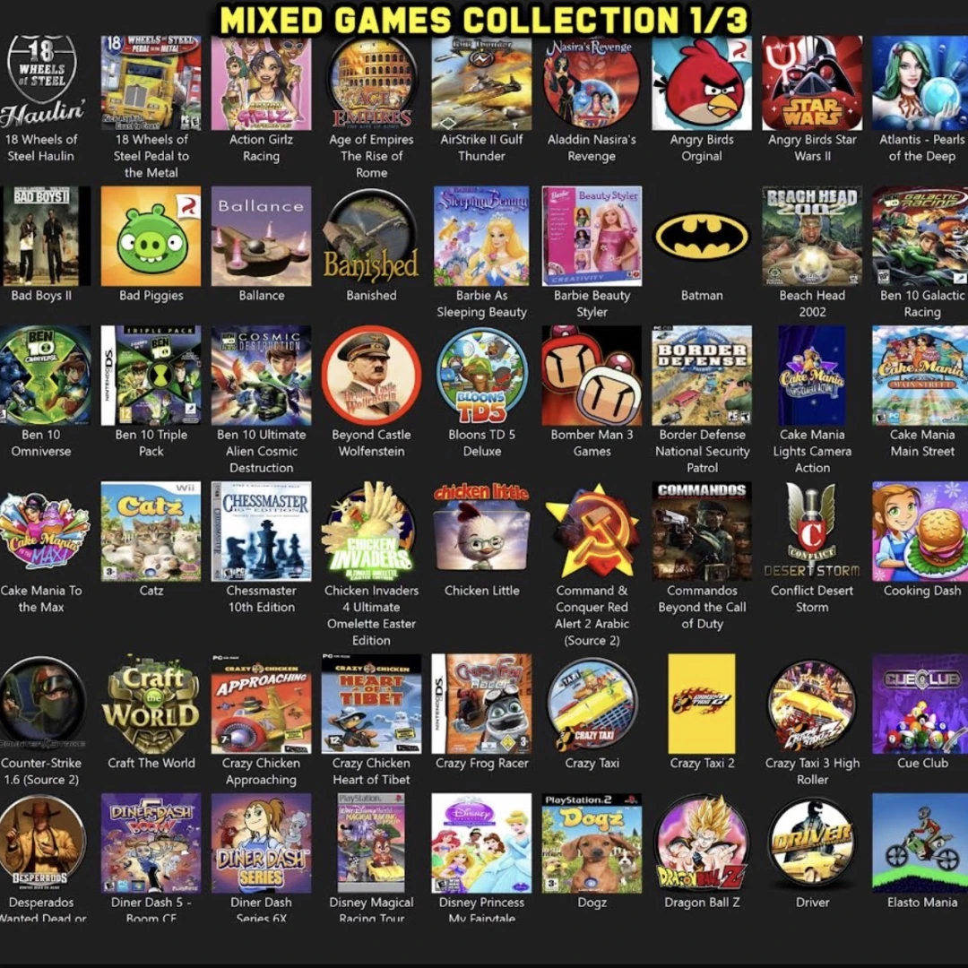 Classic Pc Games USB 2.0 - 9