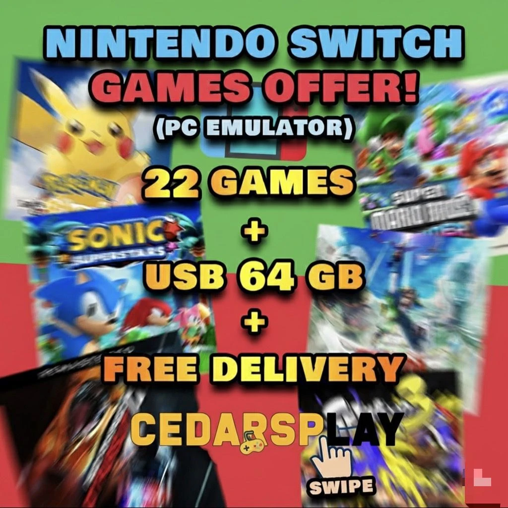 Nitendo Switch PC Games USB 1.0