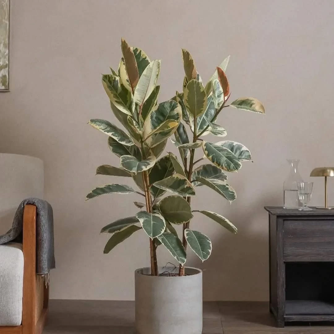 Rubber plant (Ficus elastica)