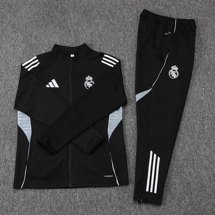 Real Madrid black jacket 25/26