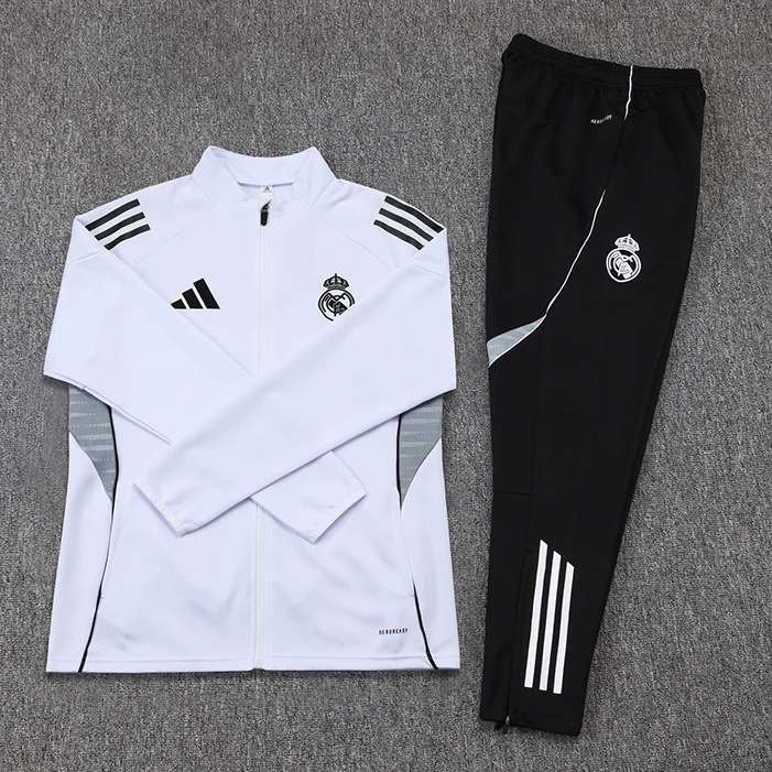 Real Madrid White Jacket 25/26