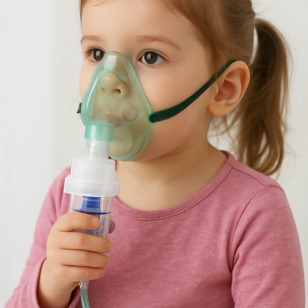 Pediatric nebulizer mask