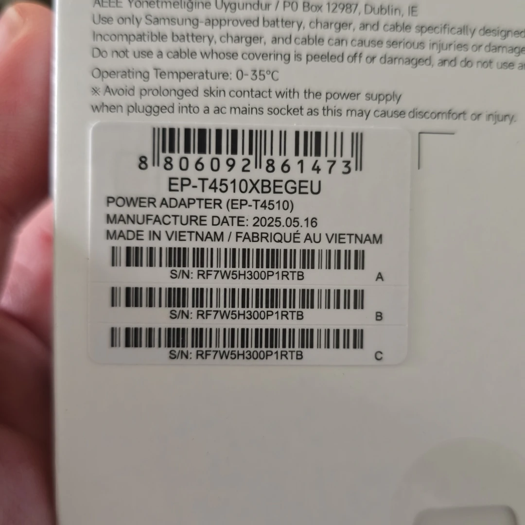 Original Samsung Chager 45w Cable 1.8m Super Fast Charge - 2