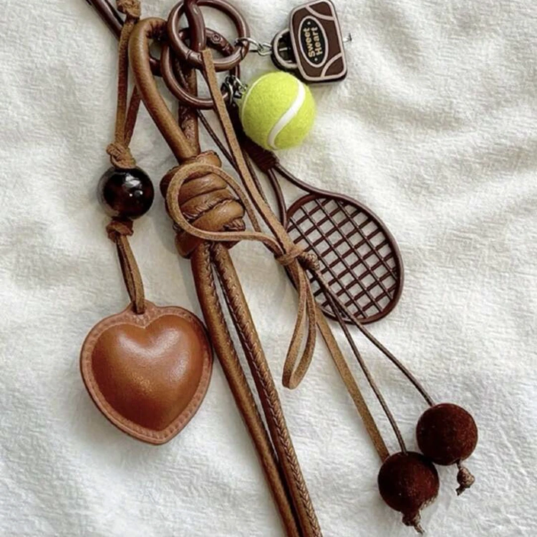 Leather Heart Tenis Racket