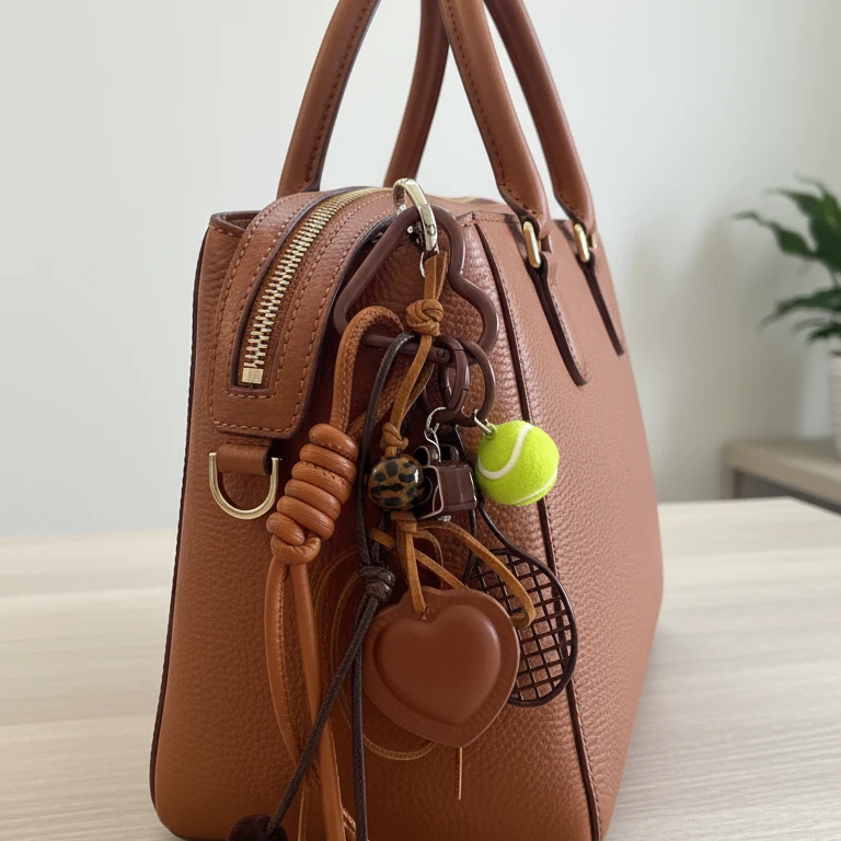 Leather Heart Tenis Racket - 2