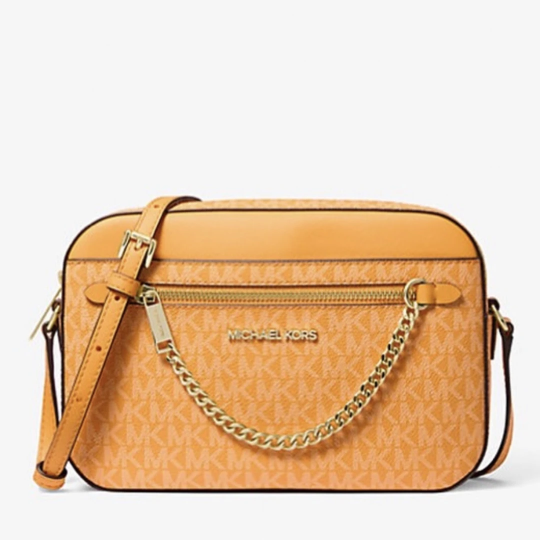 Michael Kors Jet Set Large Logo Crossbody Bag