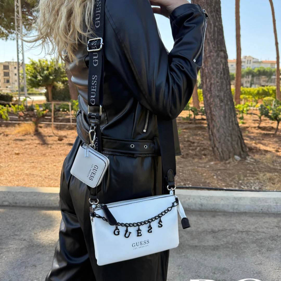 GUESS Crossbody White/black - 1