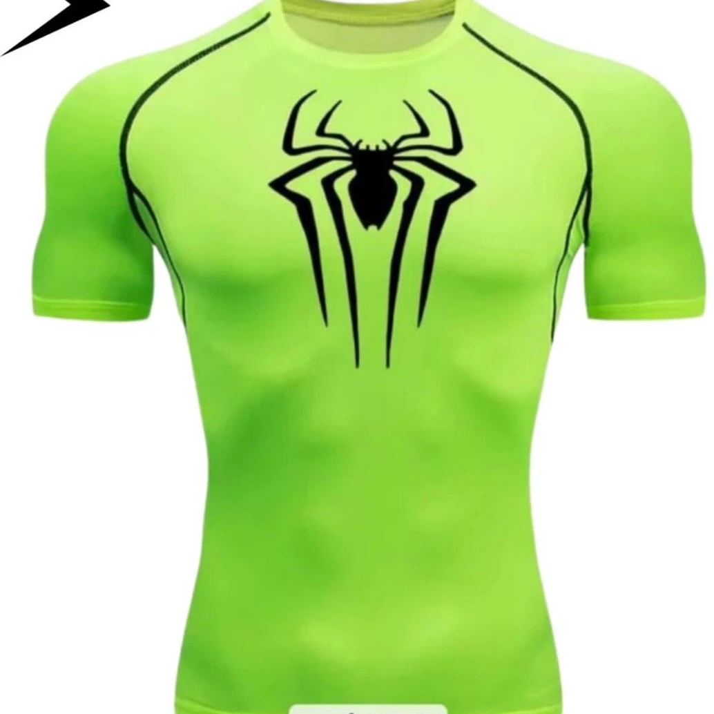 green spider shirt