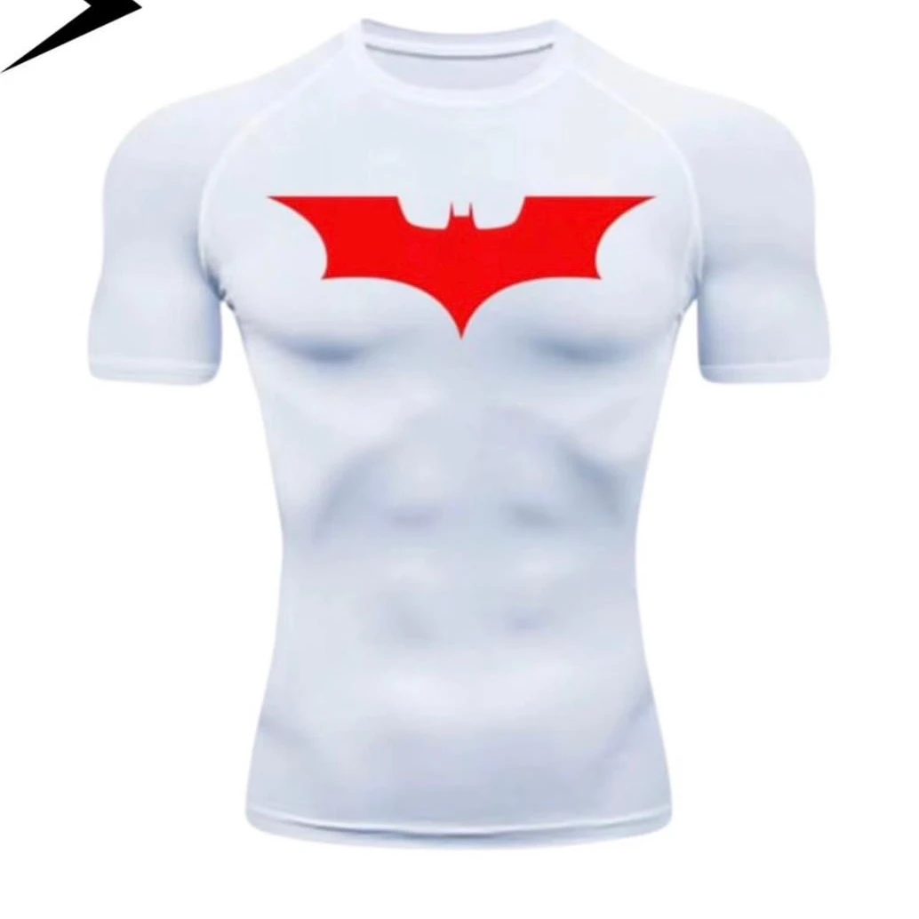 White & Red Bat Shirt