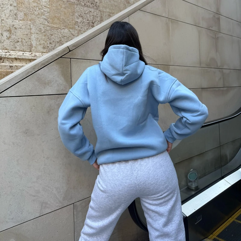 Baby Blue Hoodie - 2