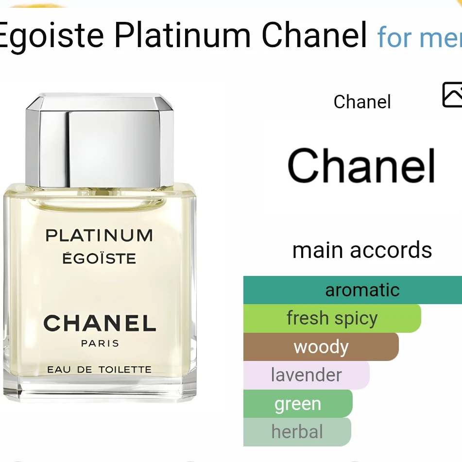 Egoiste Platinum Chanel For Men 100ml - 2
