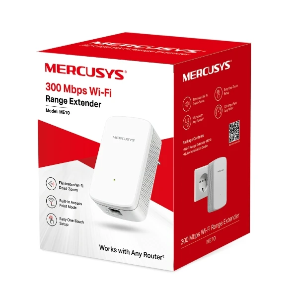 WA MERCUSYS (ME10) WIFI RANGE EXTENDER