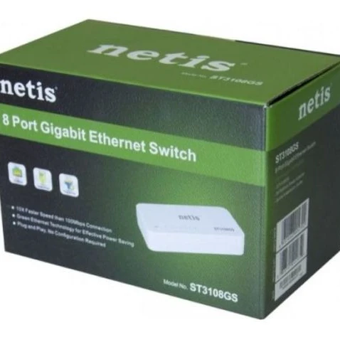 NETIS ST3108GS ETHERNET SWITCH