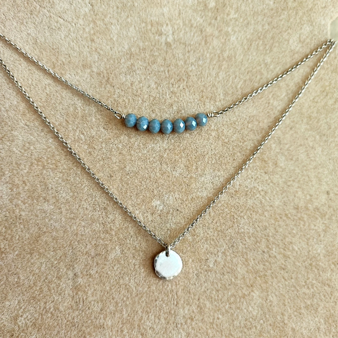 925 Silver Layered Necklace