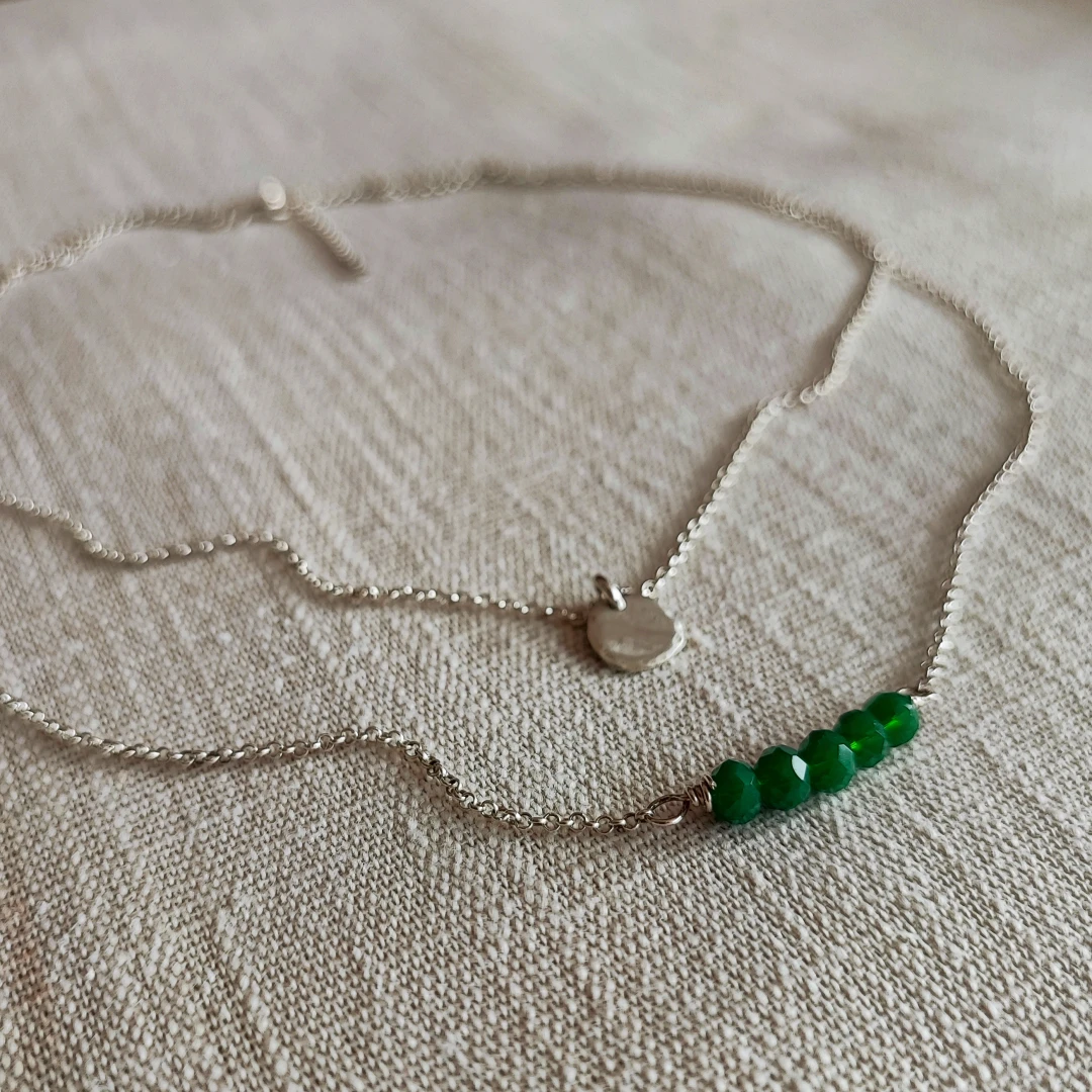 925 Silver Layered Necklace - 2