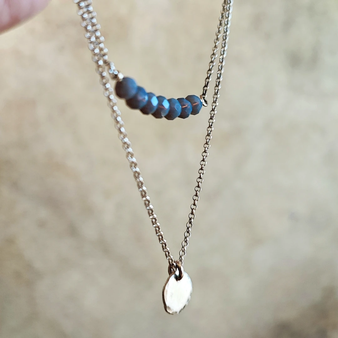 925 Silver Layered Necklace - 2