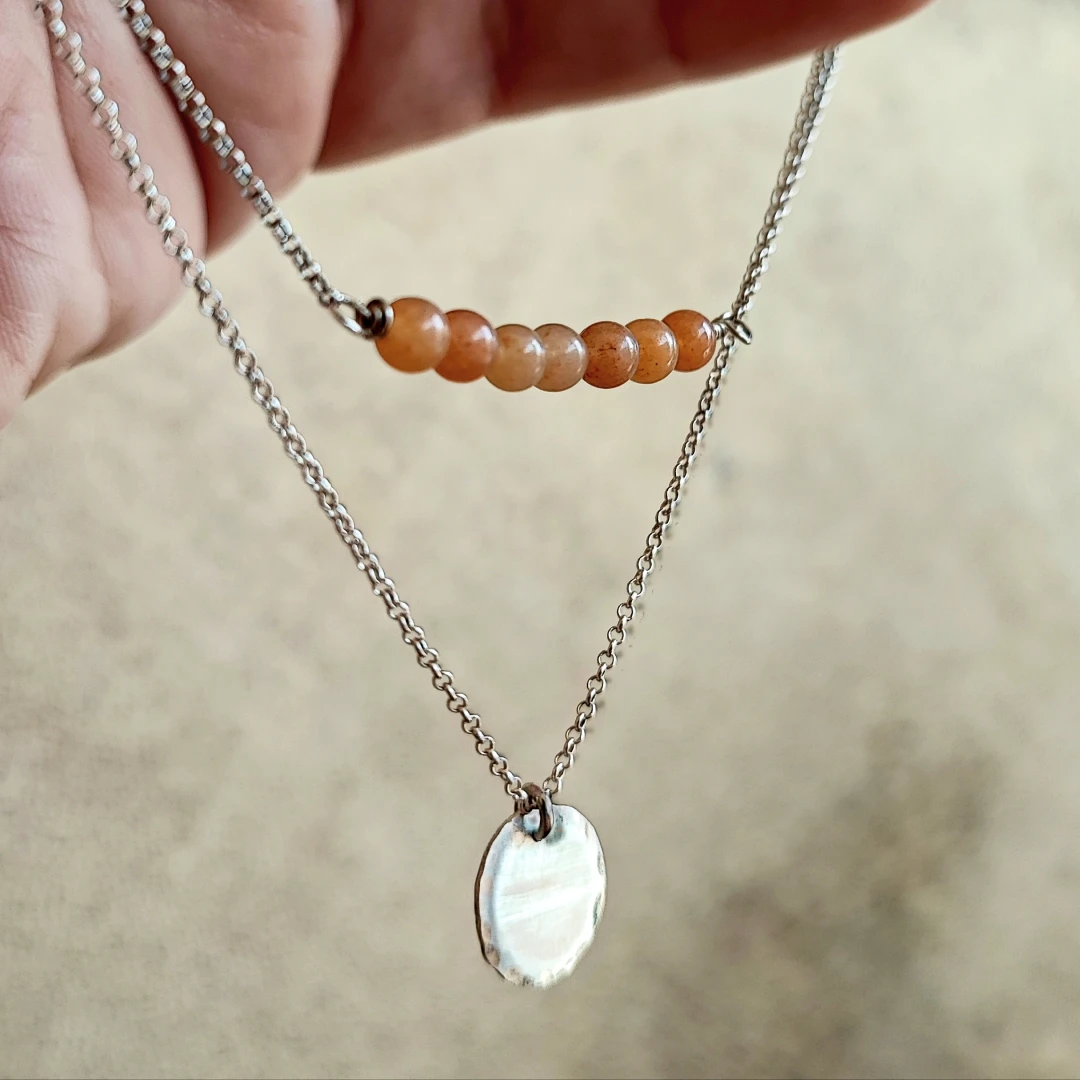 925 Silver Layered Necklace - 2