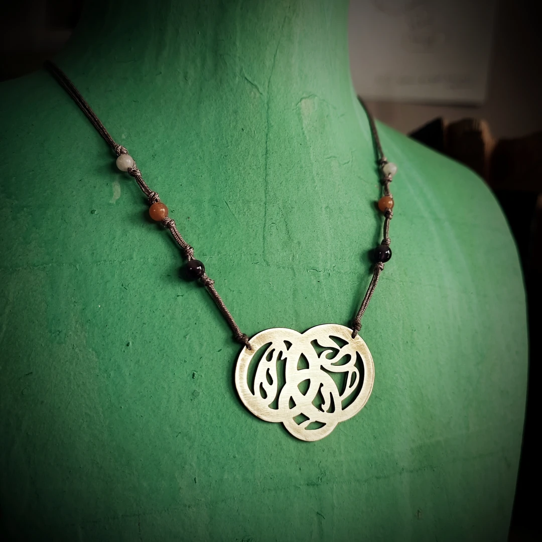 Versatile Paisley Cord Necklace - 2