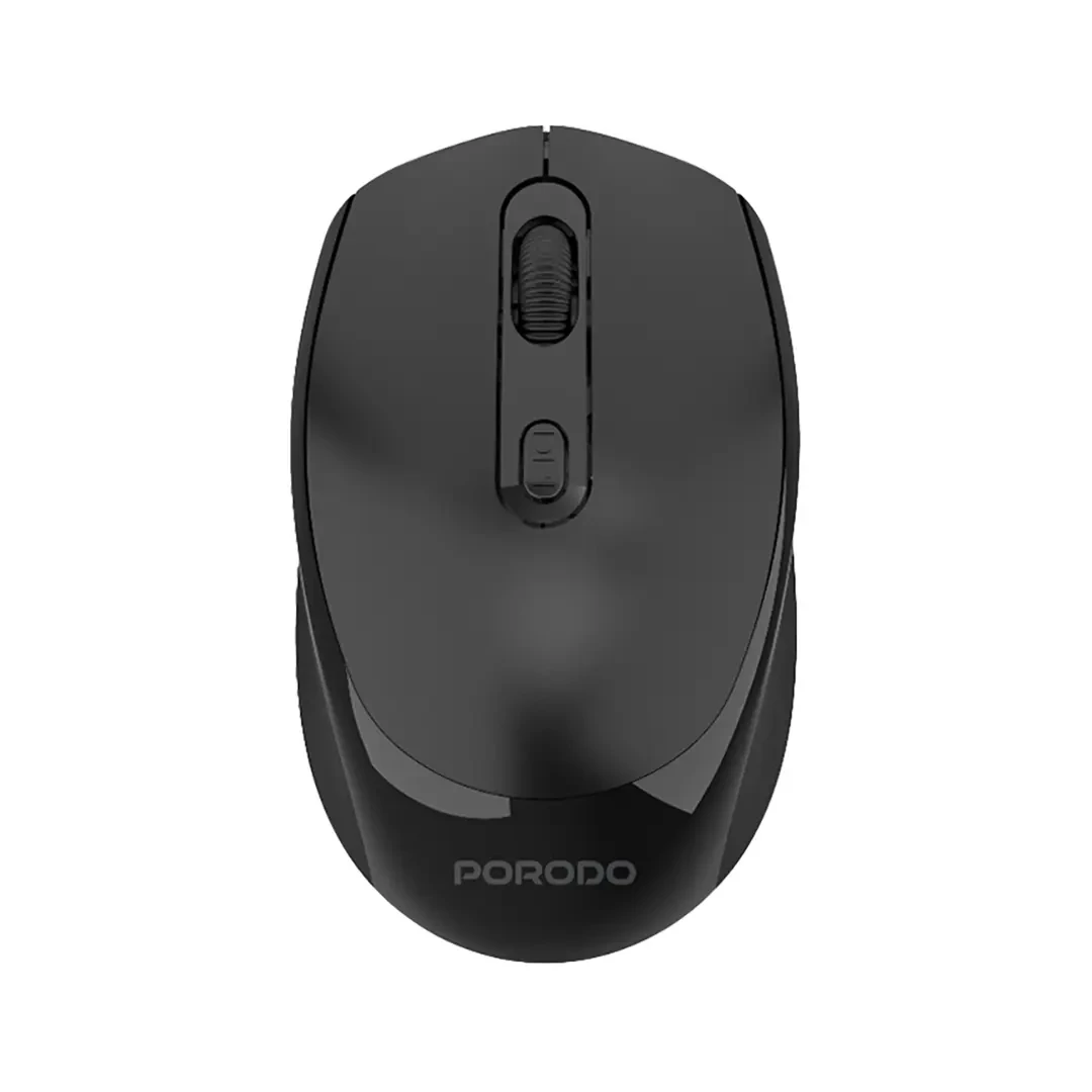 PORODO WIRELESS & Bluetooth MOUSE BLACK - 4