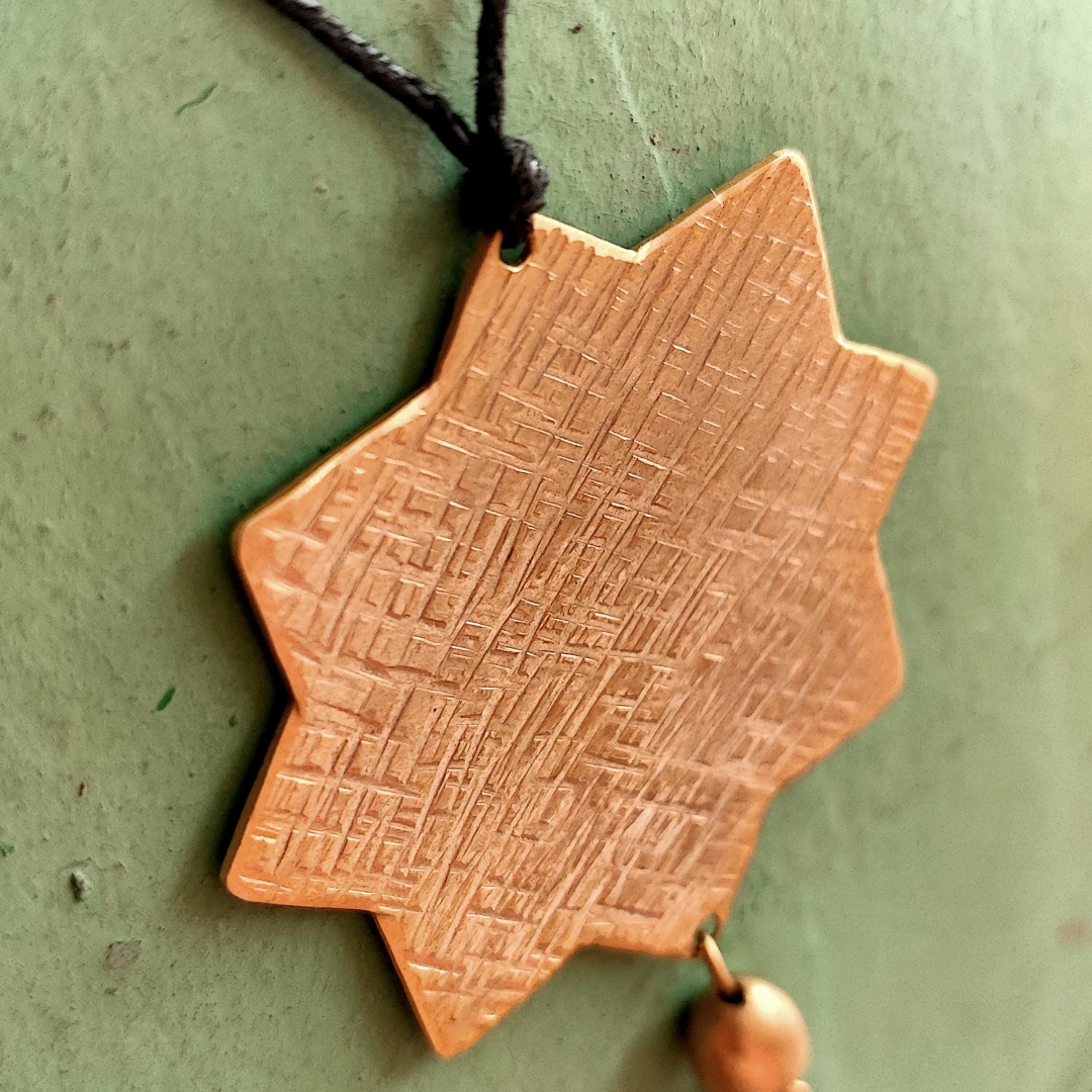 Gold Plated Arabesque Pendant - 4