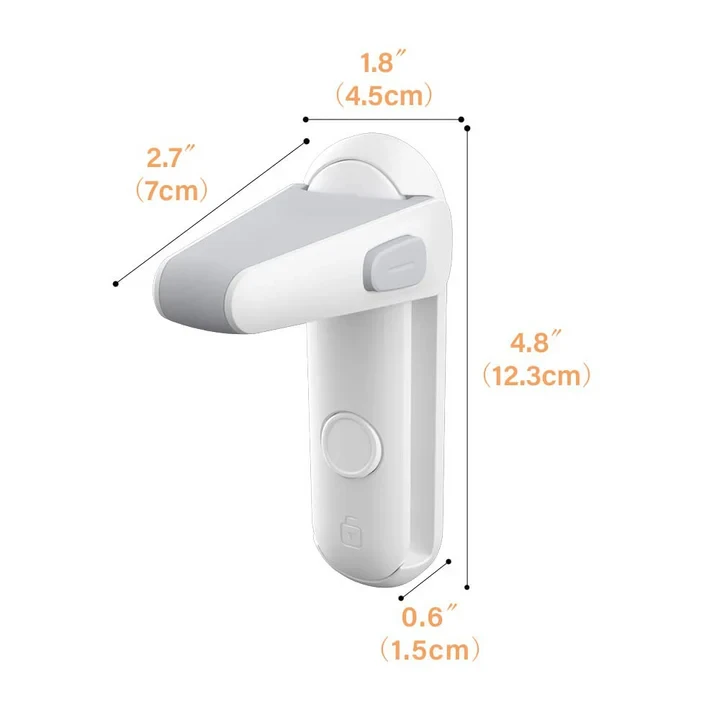 Door Lever Locks For Childproof & Petproof, Door Handle Locks For Toddlers, Baby Door Safety Locks For Toddlers (White) - 7